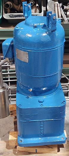 Used 200 gallon Groen Kettle with single motion wide sweep agitator and (2) baffles.