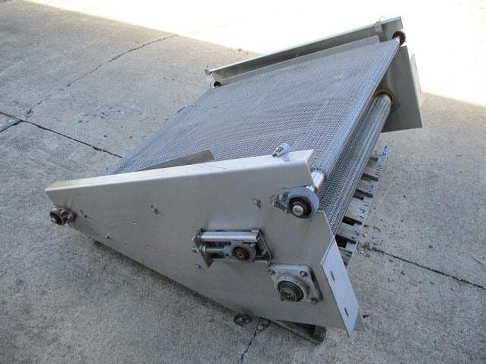 Used Conveyor; Outfeed Wiremesh; 42"Wx42"L