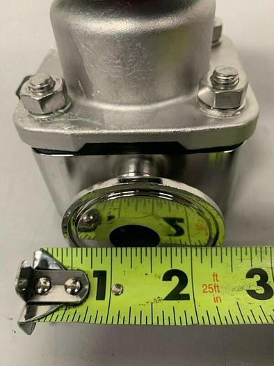 Used Gemu Hastelloy C22 Diaphragm Valve w/ 3/4" Sanitary Fitting & 2" OD