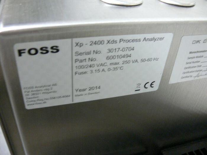 Used Applikon Metrohm NIRS Xp - 2400 XDS Process Analyzer FOSS