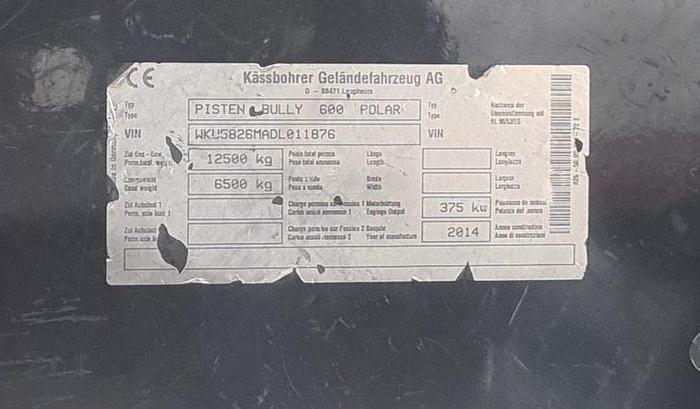 Used PistenBully 600 Polar SCR (2014)
