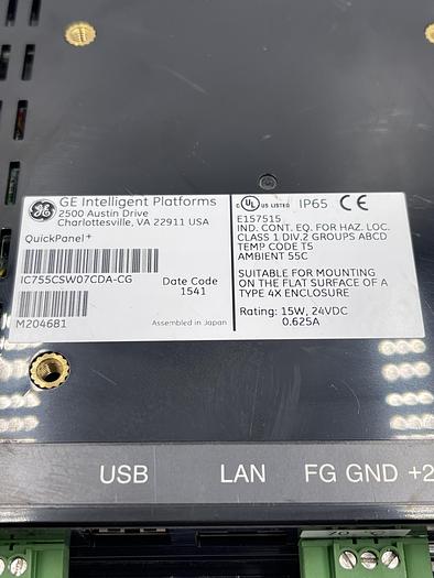 Used GE IC755CSW07CDA-CG