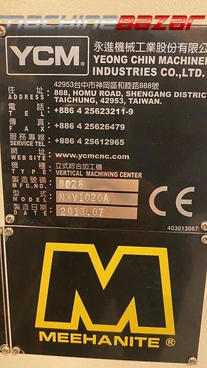 Used 2013 YCM NXV 1020