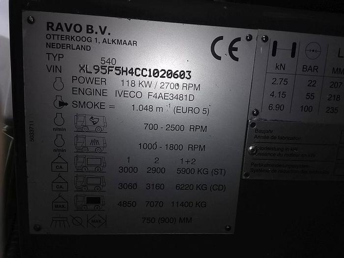 Gebruikt 2012 RAVO 540 STH