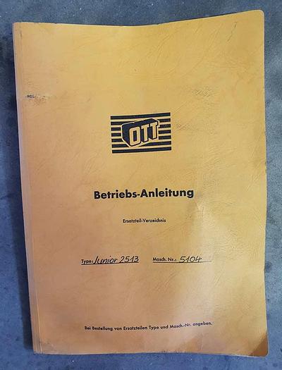 Used 1980 Ott Germany OTT veneer press JU 2513