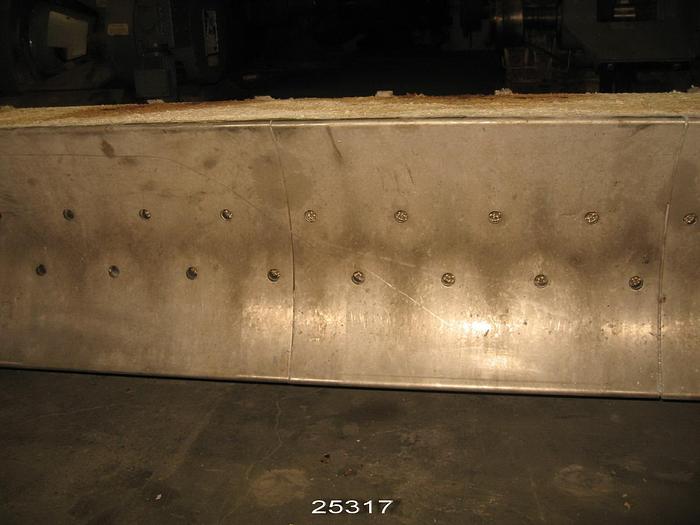 Used Measurex/Devron CT/48 Devronizer, Total Face 148", 15" Width, Perforation Length 142.5", Perforation Width 4"-4.5", Staggered Pattern #25317