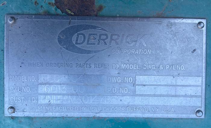 Refurbished Derrick Dual FLC 504 Shaker (4 panel)