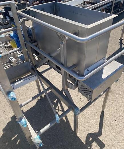 Used GEM Equipment Transfer Conveyor With Platform