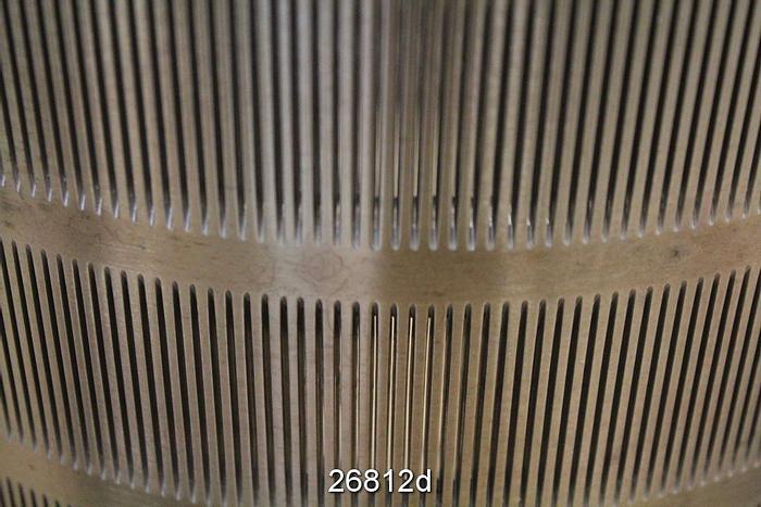 Unused Voith Sulzer AXIGUARD Axiguard Pressure Screen Basket, 0.006" Slots, Unused, 7 Slots Per Inch #26812