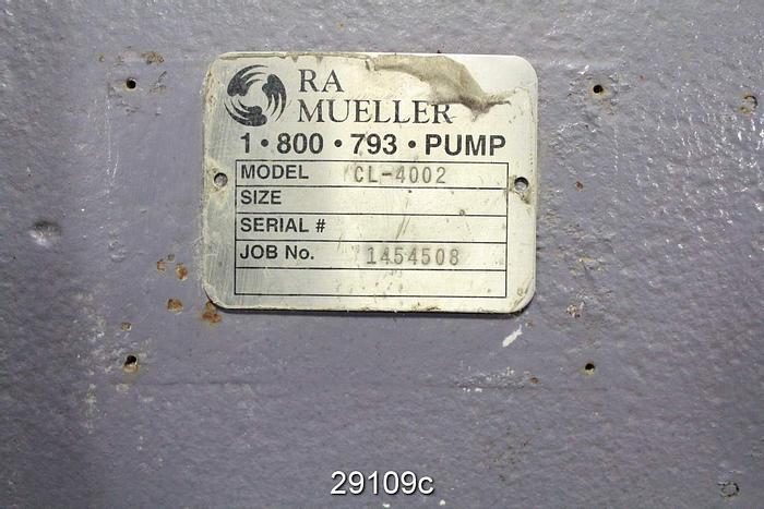 Used Nash CL-4002 Nash Vacuum Pump #29109