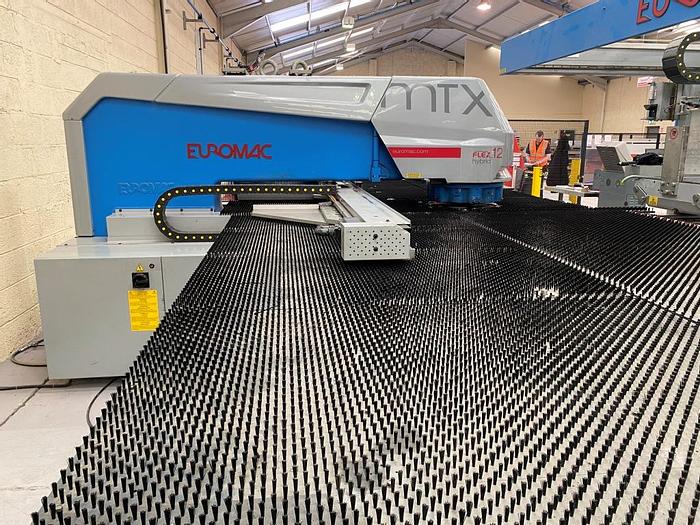 Used 2014 Euromac MTX Flex 12 Hybrid CNC Punching Machine with Automation