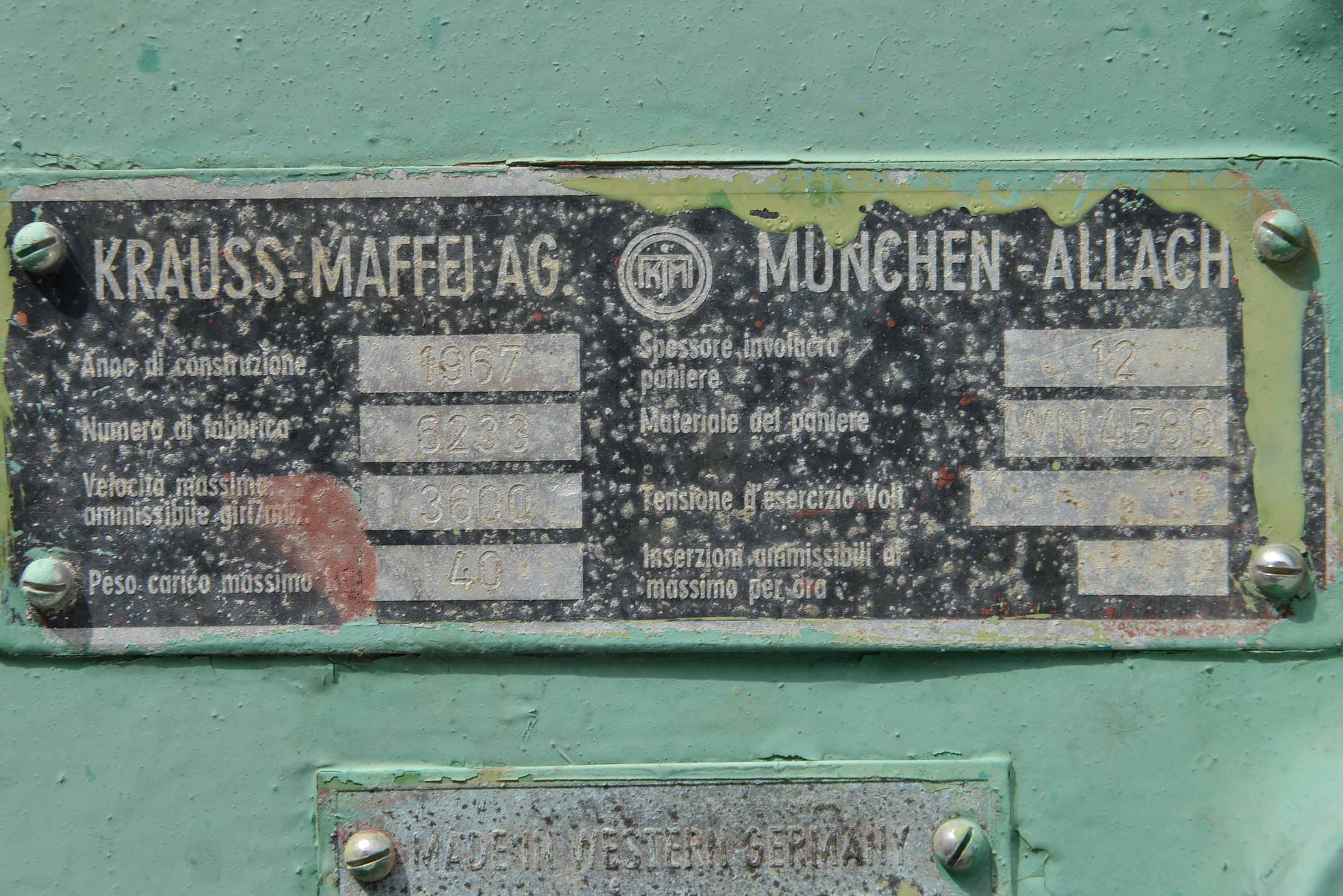 Usato Centrifuga decanter Krauss Maffei KVZ33