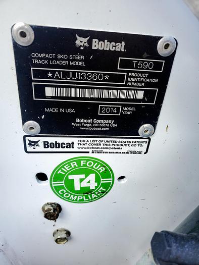 Used 2014 BOBCAT T590