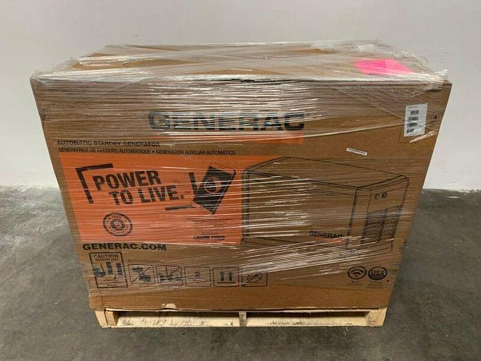 Used Generac G0070432 22kW Automatic Standby Generator System w/ Transfer Switch