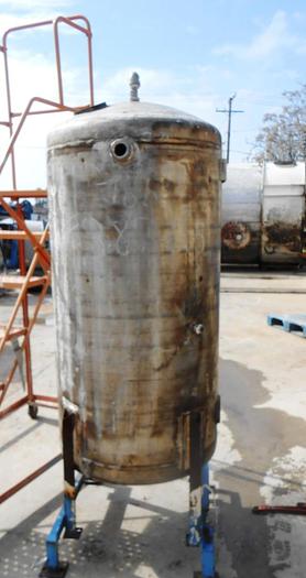 Used Tank, 150 Gallon, 316 Stainless Steel, 29" x 56", Advance DB/ST #S742215
