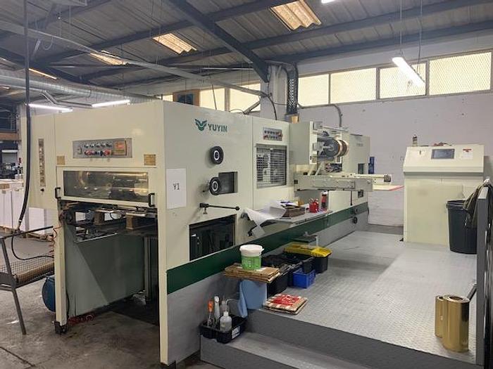 Used 2008 YuYin TYM1020-H Hot Foil Stamping Machine