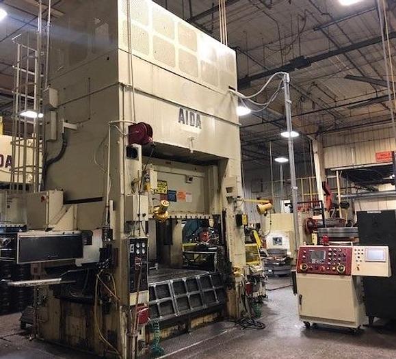 330 ton AIDA 96"x55" Stamping Press