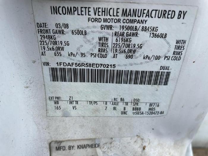 Used 2008 Ford F-550 FORD