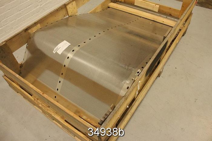 Unused Bird JS24 Vibrating Screen Plate, .078" Holes #34938