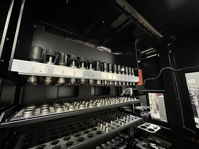 Used 2013  Amada  Acies 2515T Punch/CO2 LASER WITH TOOL LOADER, TOOLING, SPINDLE