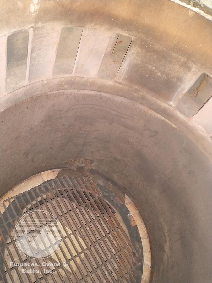 Used Lindberg Pit Temper, 28" Dia. x 28" Dp, Gas Fired, 1250°F