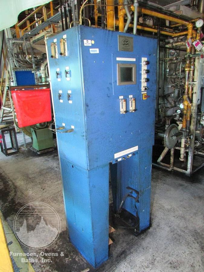 Used AFC Integral Quench Furnace, 36"W x 36"H x 48"L, Gas Fired, 1750°F