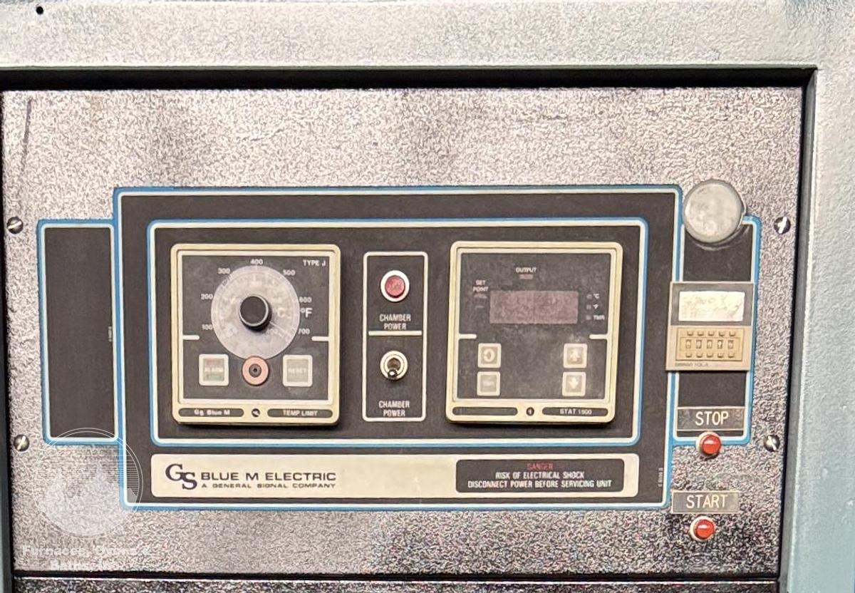 Used 48"W x 72"H x 48"L, Blue M 966 Batch/Truck Oven, 600°F, Stainless Interior