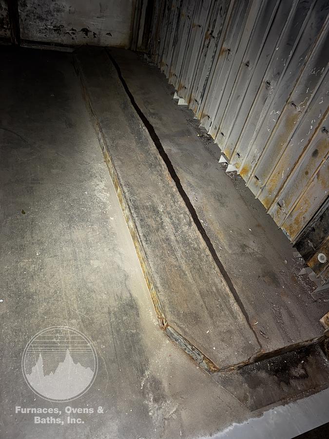 Used 72"W x 78"H x 120"L, Despatch PSD3-38S-G Walk-In Oven, 650°F, Gas Fired, Solvent Rated