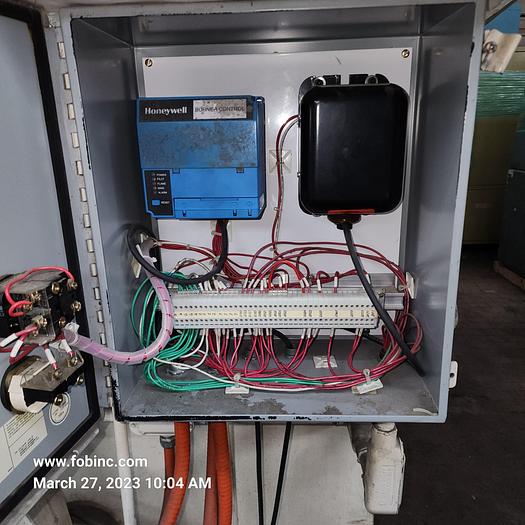 Used Ransohoff 30" Diameter Rotary Drum Washer, Gas Fired, Stainless Steel Contruction, Wash & Dry-Off