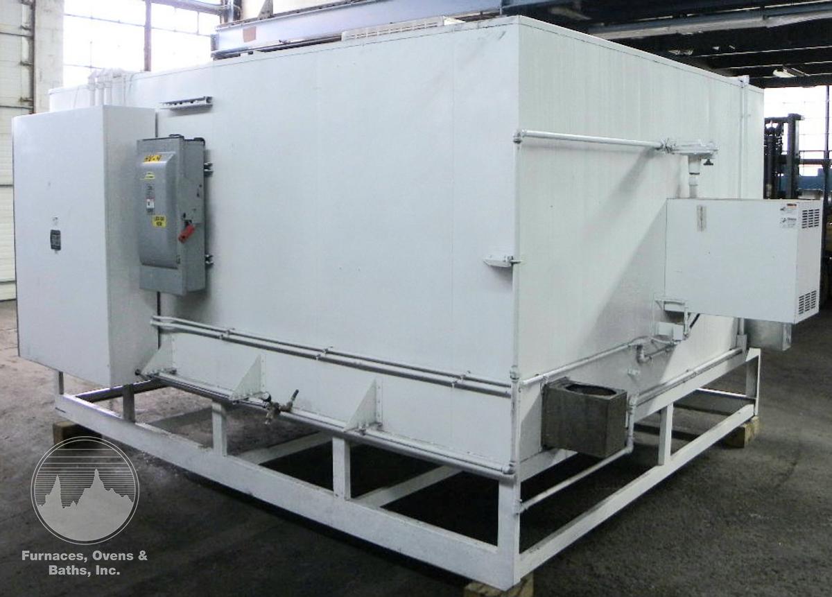 Used Grieve Modified ID-1250 Atmosphere Box Temper, 72"W x 42"H x 78"L, Electric, 1250°F