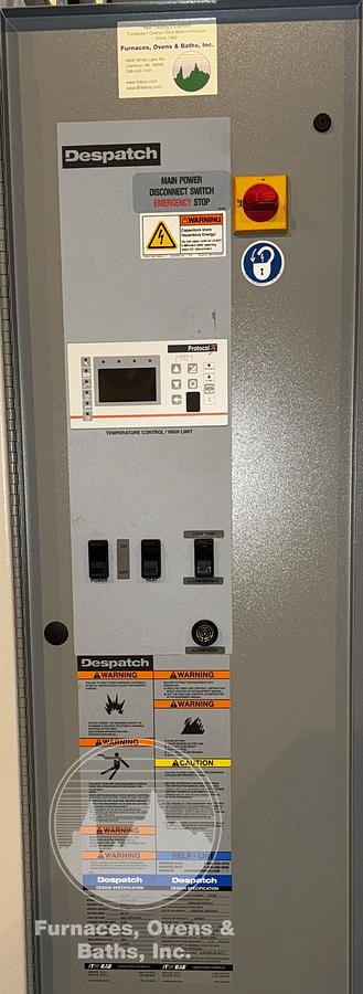 Used 48"W x 42"H x 30”L, Despatch Industries RFF2-35-2E Cabinet Oven, 1000-F, Electric, Class A