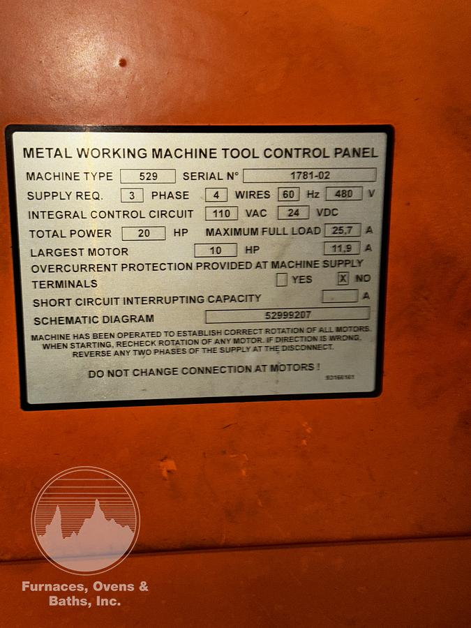 Used Gleason 529 Quench Press