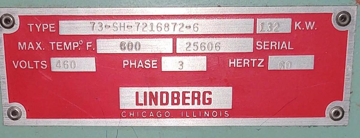 Used 72"W x 72"H x 168"L (14'), Lindberg Walk-In Oven 73-SH-7216872-6, 600°F, Electric, Powered Exhaust