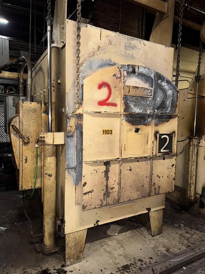 Used 36"W x 36"H x 96"L, Lindberg, 1250°F, Electric