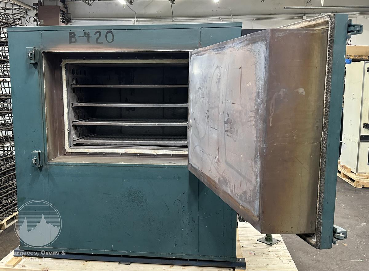 Used 38"W x 26"H x 20"L Grieve HX-1250 Cabinet Oven, 1250°F, Electric
