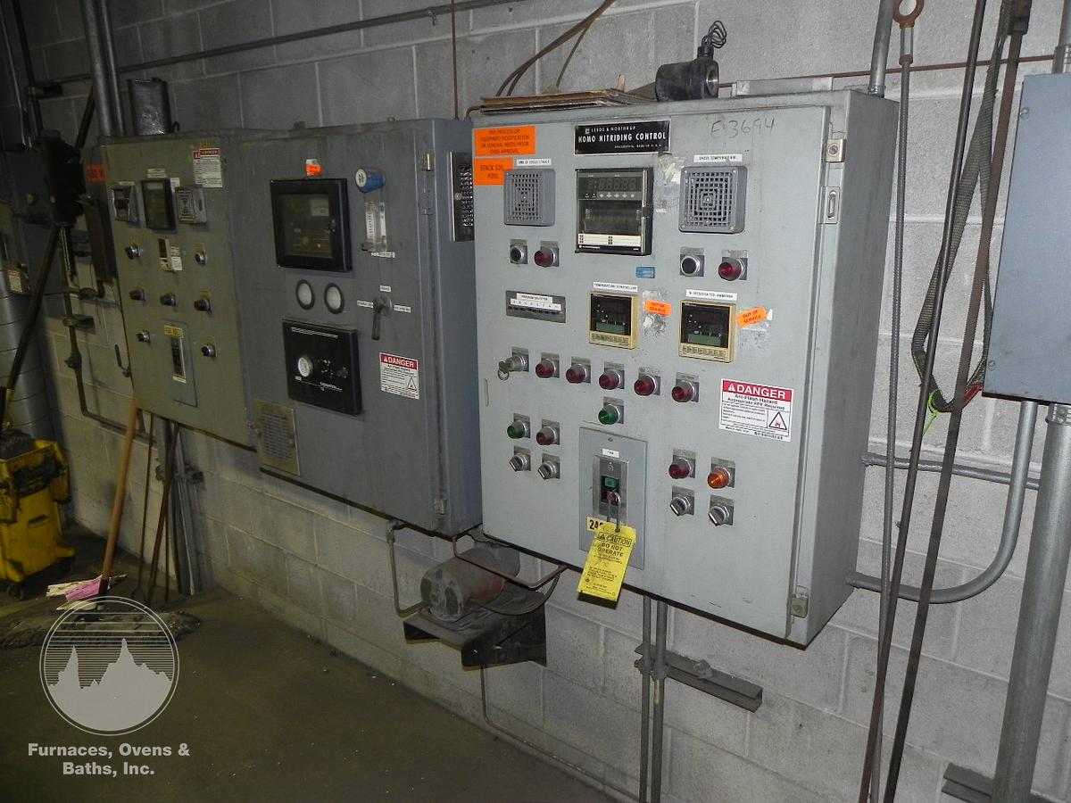 Used L&N/Lindberg Pit Nitrider, 28" Dia. x 48"Dp, Electric, 1200°F