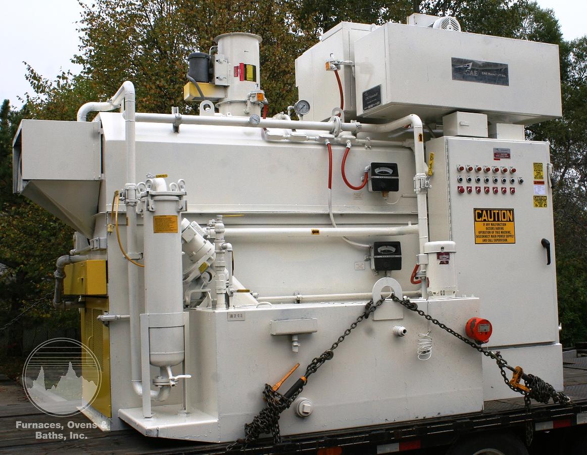 Used Ransohoff 30" Diameter Rotary Drum Washer, Gas Fired, Stainless Steel Contruction, Wash & Dry-Off