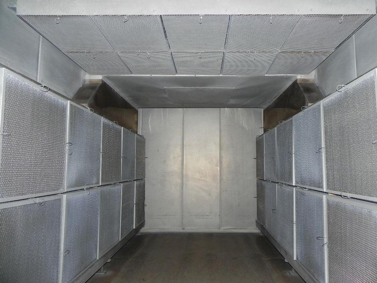 Used 72"W x 72"H x 132"L (11'), Wisconsin Walk-In Oven SWT-6116-E, 600°F, Electric, Powered Exhaust