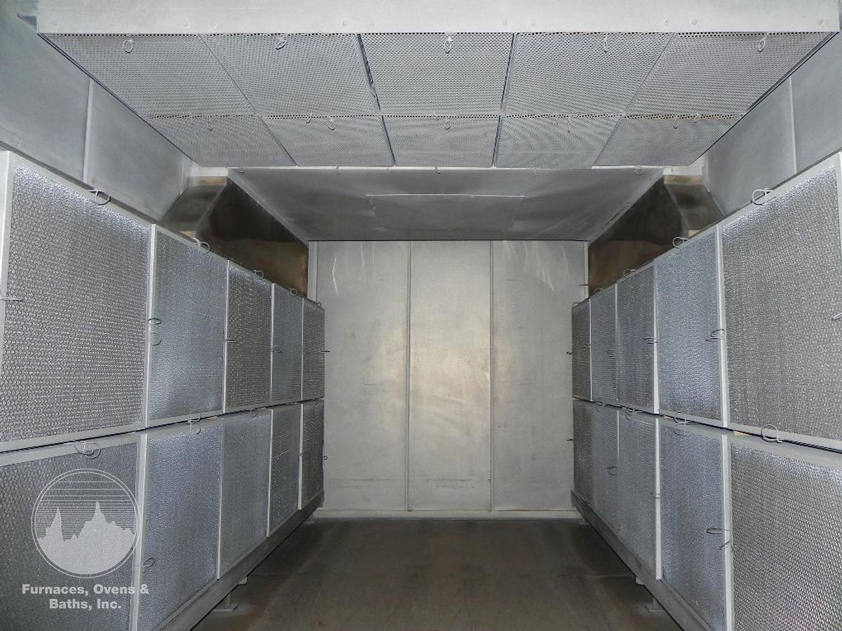 Used 72"W x 72"H x 132"L (11'), Wisconsin Walk-In Oven SWT-6116-E, 600°F, Electric, Powered Exhaust
