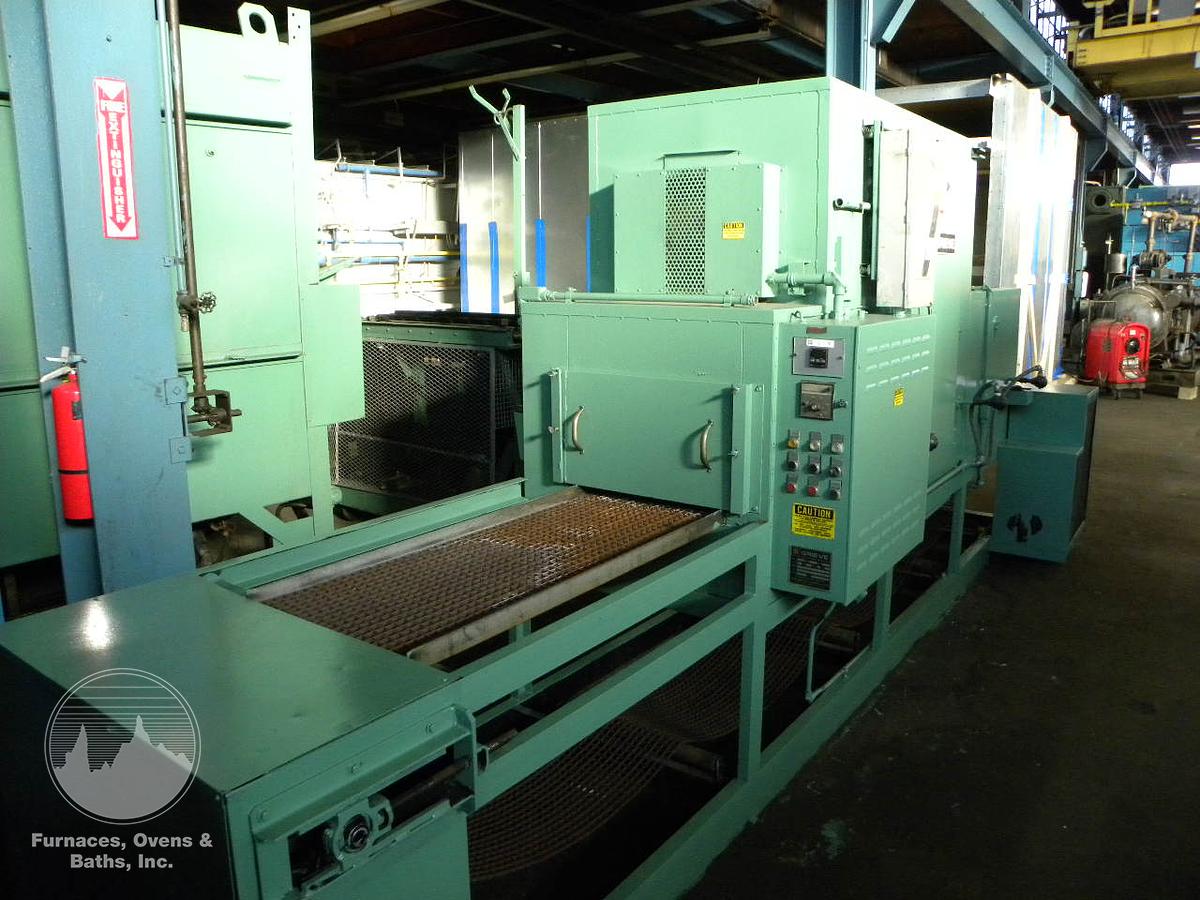 Used 18"W x 14"H x 10'L Grieve Belt Conveyor Oven, Electric, 500-F