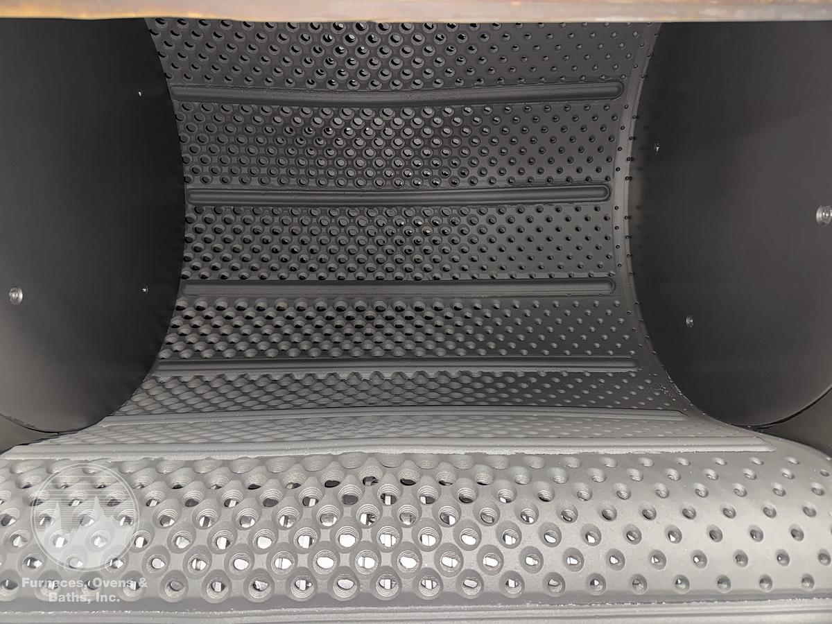 Used WHEELABRATOR 27" x 36" TUMBLAST w/Skip Hoist Loader