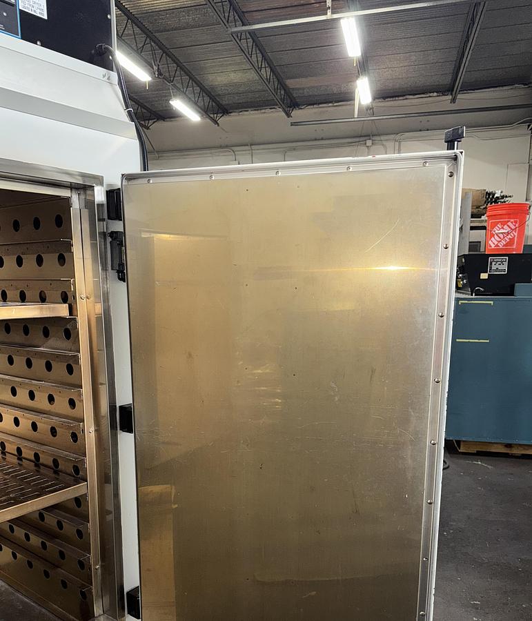 Used 60"W x 50"H x 24"L, Blue M DCW Cabinet Oven, Stainless Steel Interior, 600°F