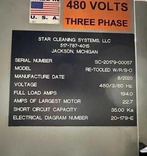 Used 2020 Star Cleaning Systems W/R/BO