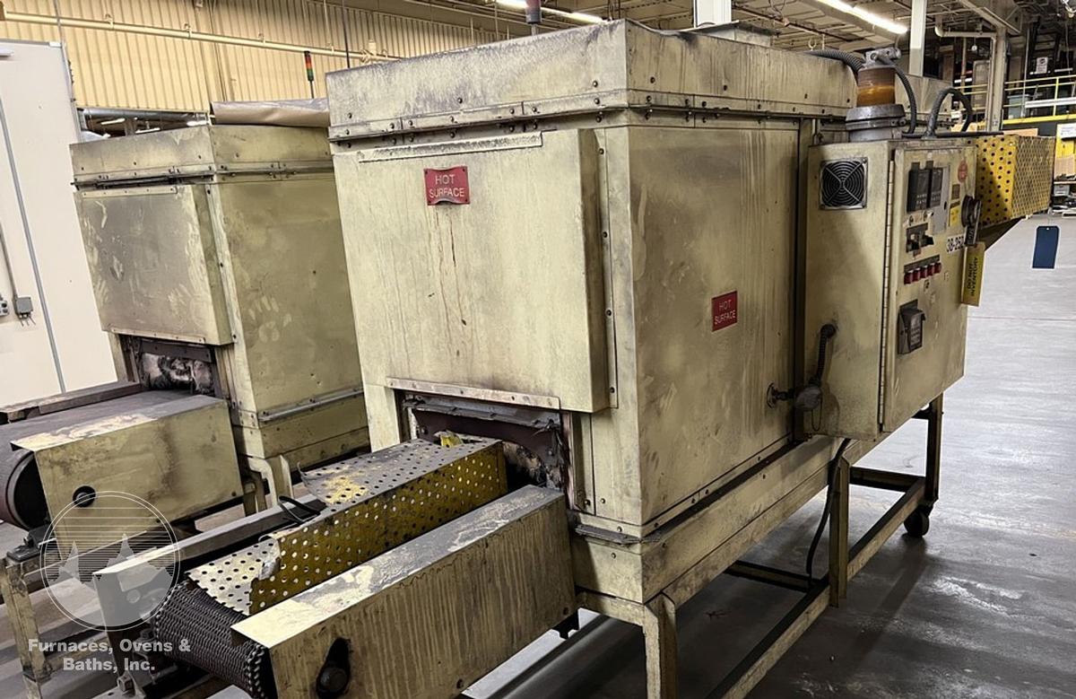 Used 19"W x 18" High x 120" Long, New England Oven Belt Conveyor Oven, Electric, 850-F