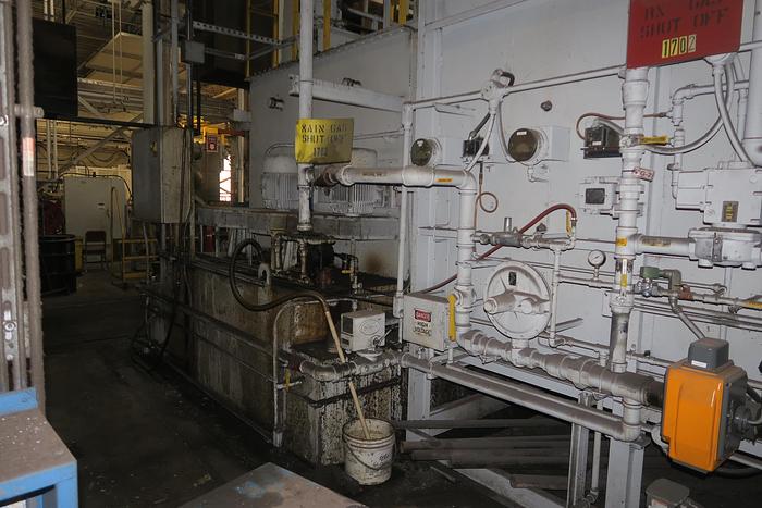 Used Surface Combustion Super Allcase Integral Quench Furnace, 36"W x 36"H x 72"L, Gas Fired, 1750°F