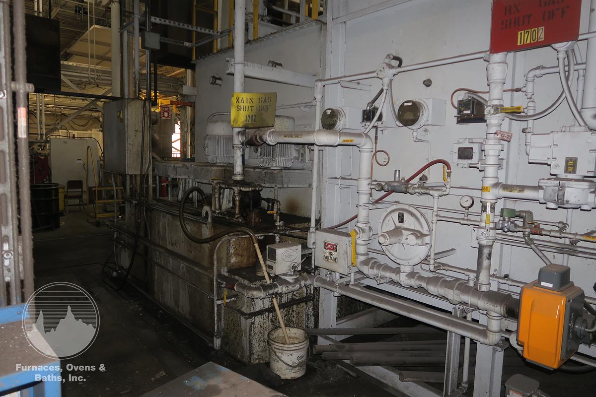 Used Surface Combustion Super Allcase Integral Quench Furnace, 36"W x 36"H x 72"L, Gas Fired, 1750°F