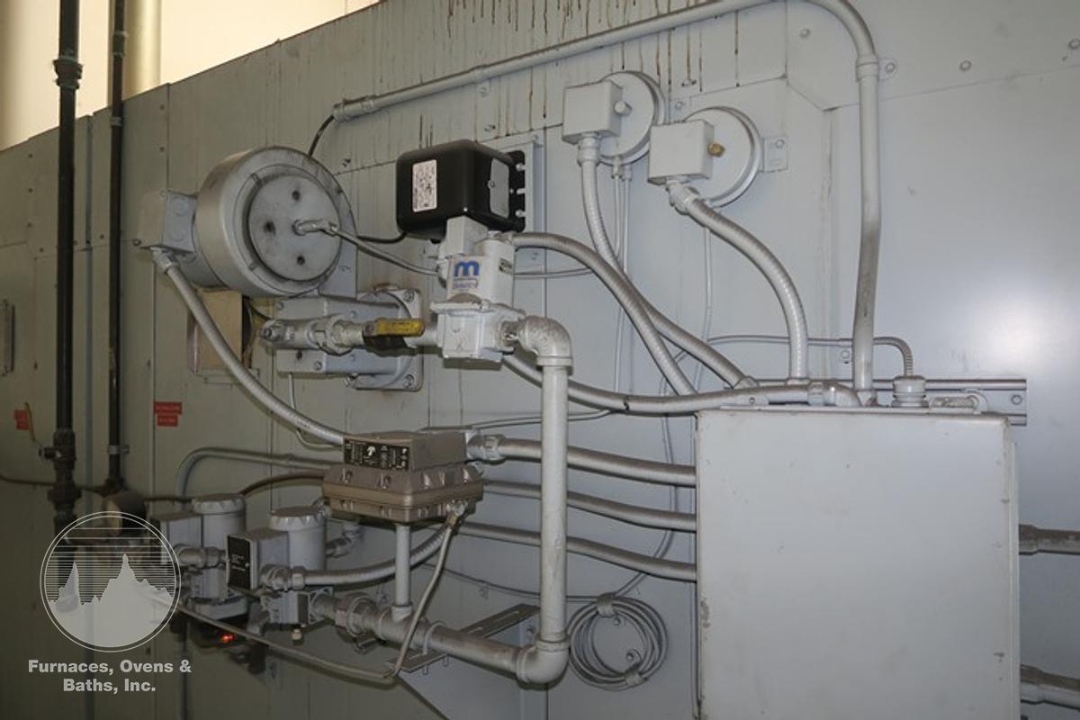 Used 48"W x 72"H x 48"L, Precision Quincy, Gas Fired Walk-In Oven, 1000°F