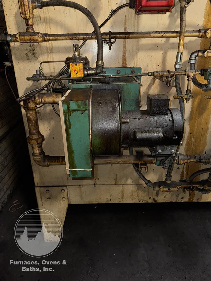 Used 36"W x 30"H x 72"L, Gasbarre, 1300°F, Gas Fired, Fiber Lined, 6000 Pound Capacity