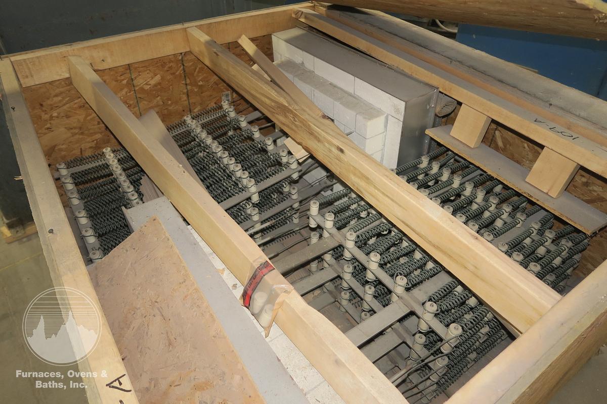 Used 38" Diameter x 48" Deep Lindberg 12-EC-3848-12 Pit Cyclone Pit Furnace, 1250°F, Electric