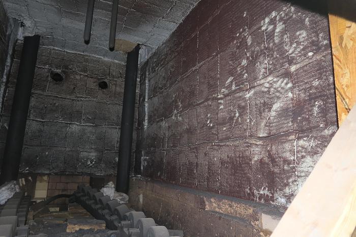 Used Surface Combustion Direct Fired Box Furnace, 36"W x 36"H x 72"L, Gas Fired, 1750°F, Fiber Lined